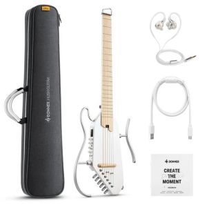 DONNER HUSH I PRO WHITE- gitara elektro-akustyczna czarna
