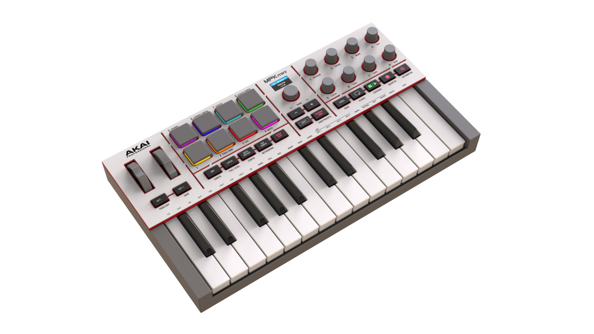 AKAI MPK MINI MK4 WHITE - mini klawiatura sterująca