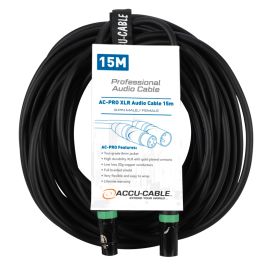 Accu-Cable AC-PRO XLR audio cable 15,0m - przewód mikrofonowy (15m)
