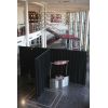 Wentex P&D Curtain MGS 175 g/m² Black - 330 x 500 cm (W x H) - pleated