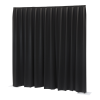 Wentex P&D Curtain MGS 175 g/m² Black - 330 x 500 cm (W x H) - pleated