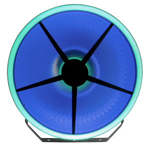 Showtec Goliath - reflektor retro z podwójnym pierścieniem LED RGB