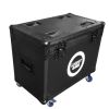  LIGHT4ME ZOOM WASH 19x15W CASE 2IN1 skrzynia transportowa na 2 głowice ruchome akcesoria 4 kółka mechanizm blokady 
