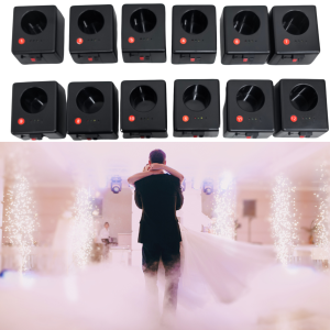 NN SL12 bezprzewodowy system do zdalnego odpalania fontann iskier 12 odbiorników case 2 piloty