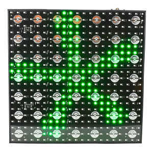  LIGHT4ME STAR PANEL efekt oświetleniowy LED DMX Art-Net 49x3W A+441x0,2W RGB uchwyt montażowy 