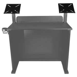  DNA DJ BOOTH LPS dostawka na narożnik stołu stanowiska DJ czarna stalowa regulowana 90-180° do 10 kg