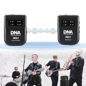  DNA IMS1 bezprzewodowy system transmisji audio 2,4 GHz mono/stereo nadajnik odbiornik USB-C słuchawki zestaw