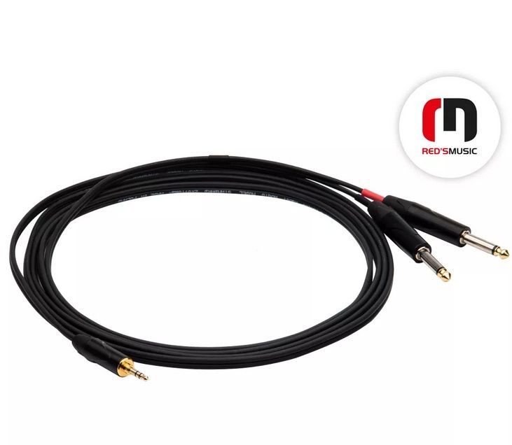 Reds Music AU1720BX - kabel mj - 2x jack (2m)