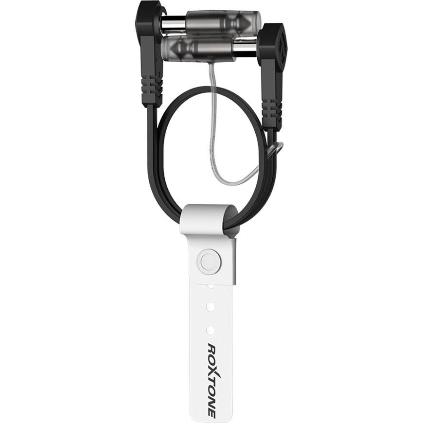 Roxtone FPJJ100L0002 - kabel instrumentalny Wtyk Kątowy Jack 6.3mm 20cm