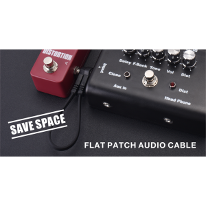 Roxtone FPJJ100L0002 - kabel instrumentalny Wtyk Kątowy Jack 6.3mm 20cm