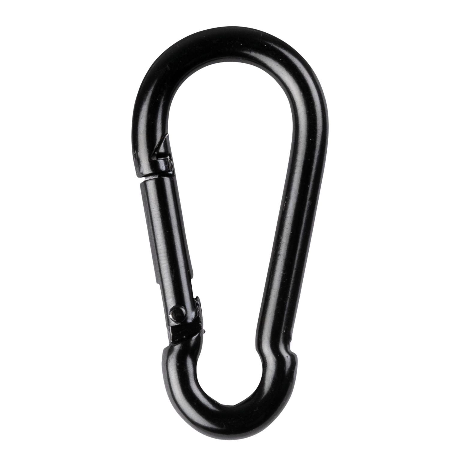 WENTEX Carabiner 6 x 60 mm - 10 pieces- black
