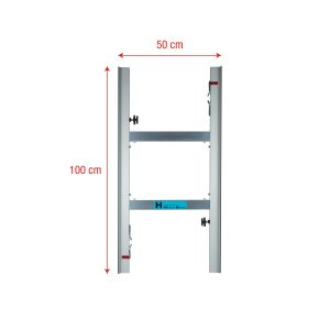 WENTEX SET Frame - H Module 100 x 50 cm (H x W) - extension piece