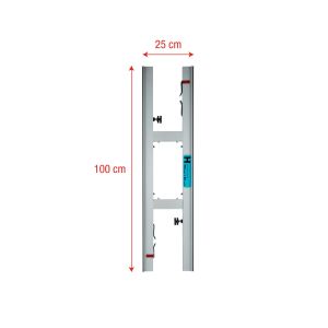 WENTEX SET Frame - H Module 100 x 25 cm (H x W) - extension piece