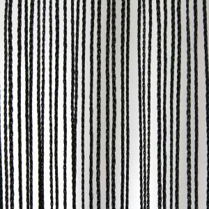WENTEX String Curtain Black, 220 gram/m² 300 x 300 cm (W x H) - unpleated