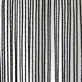 WENTEX String Curtain Black, 220 gram/m² 300 x 300 cm (W x H) - unpleated