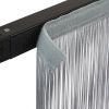 WENTEX String Curtain Grey, 220 gram/m² 300 x 600 cm (W x H) - unpleated