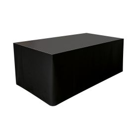 WENTEX Stage Skirt MCS 300 g/m² Black - 620 x 40 cm (W x H) - unpleated