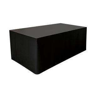 WENTEX Stage Skirt MCS 300 g/m² Black - 620 x 60 cm (W x H) - unpleated