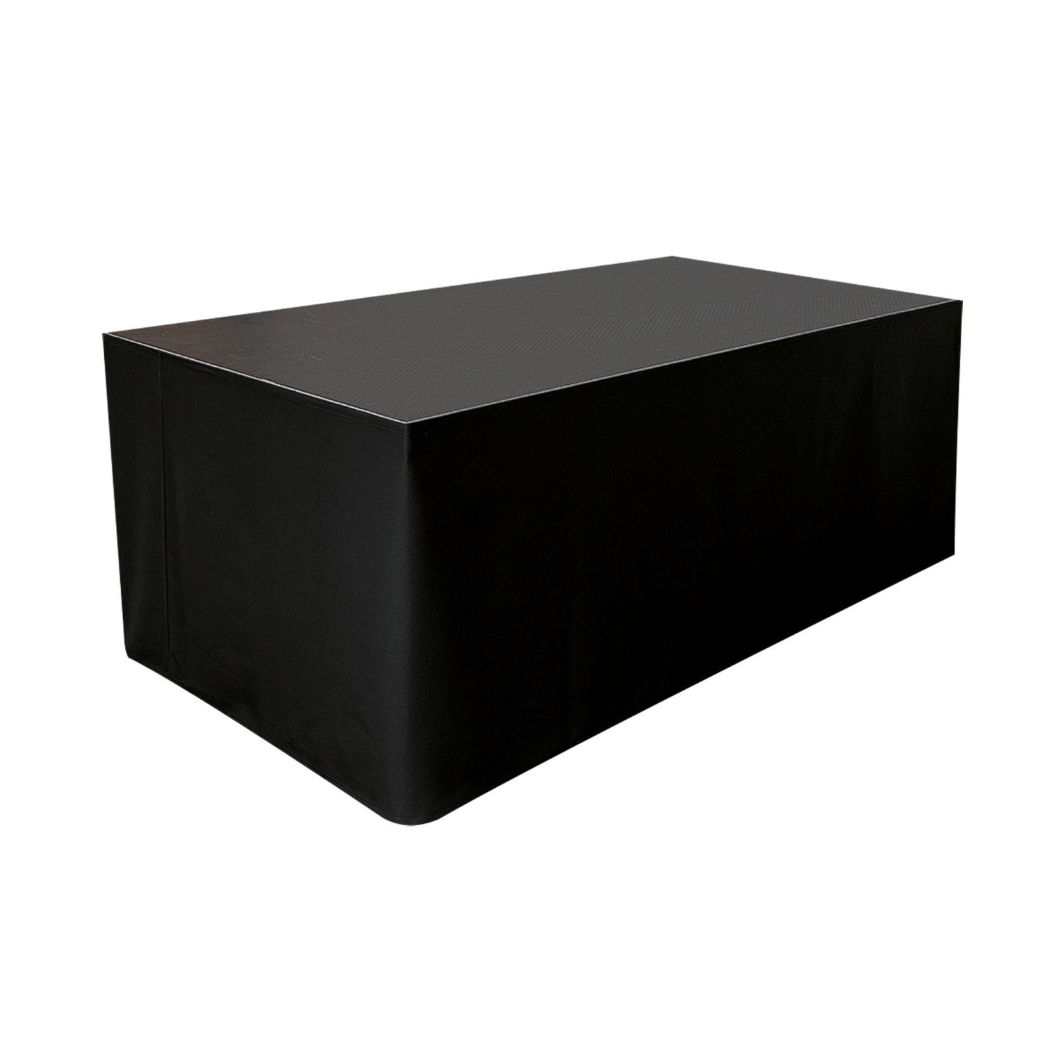 WENTEX Stage Skirt MCS 300 g/m² Black - 620 x 60 cm (W x H) - unpleated