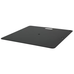 WENTEX Base Plate - Powder coated 350 x 300 mm (W x L) - 4 kg - black
