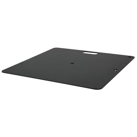 WENTEX Base Plate - Powder coated 350 x 300 mm (W x L) - 4 kg - black