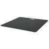WENTEX Base Plate - Powder coated 350 x 300 mm (W x L) - 4 kg - black