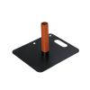 WENTEX Base Plate - Powder coated 350 x 300 mm (W x L) - 4 kg - black
