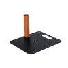 WENTEX Base Plate - Powder coated 350 x 300 mm (W x L) - 4 kg - black
