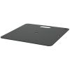 WENTEX Base Plate - Powder coated 450 x 450 mm (W x L) - 8 kg - black