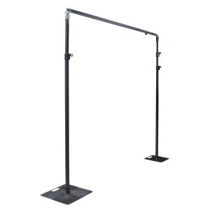 WENTEX Base Plate - Powder coated 450 x 450 mm (W x L) - 8 kg - black