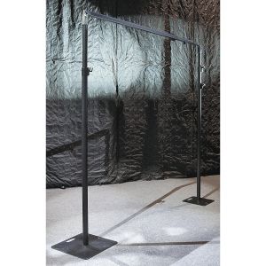 WENTEX Base Plate - Powder coated 450 x 450 mm (W x L) - 8 kg - black