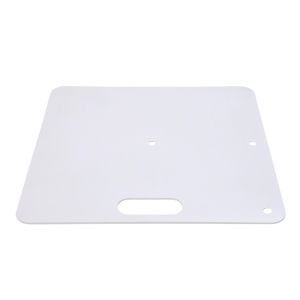 WENTEX Base Plate - Powder coated 600 x 600 mm (W x L) - 14 kg - white