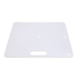 WENTEX Base Plate - Powder coated 600 x 600 mm (W x L) - 14 kg - white