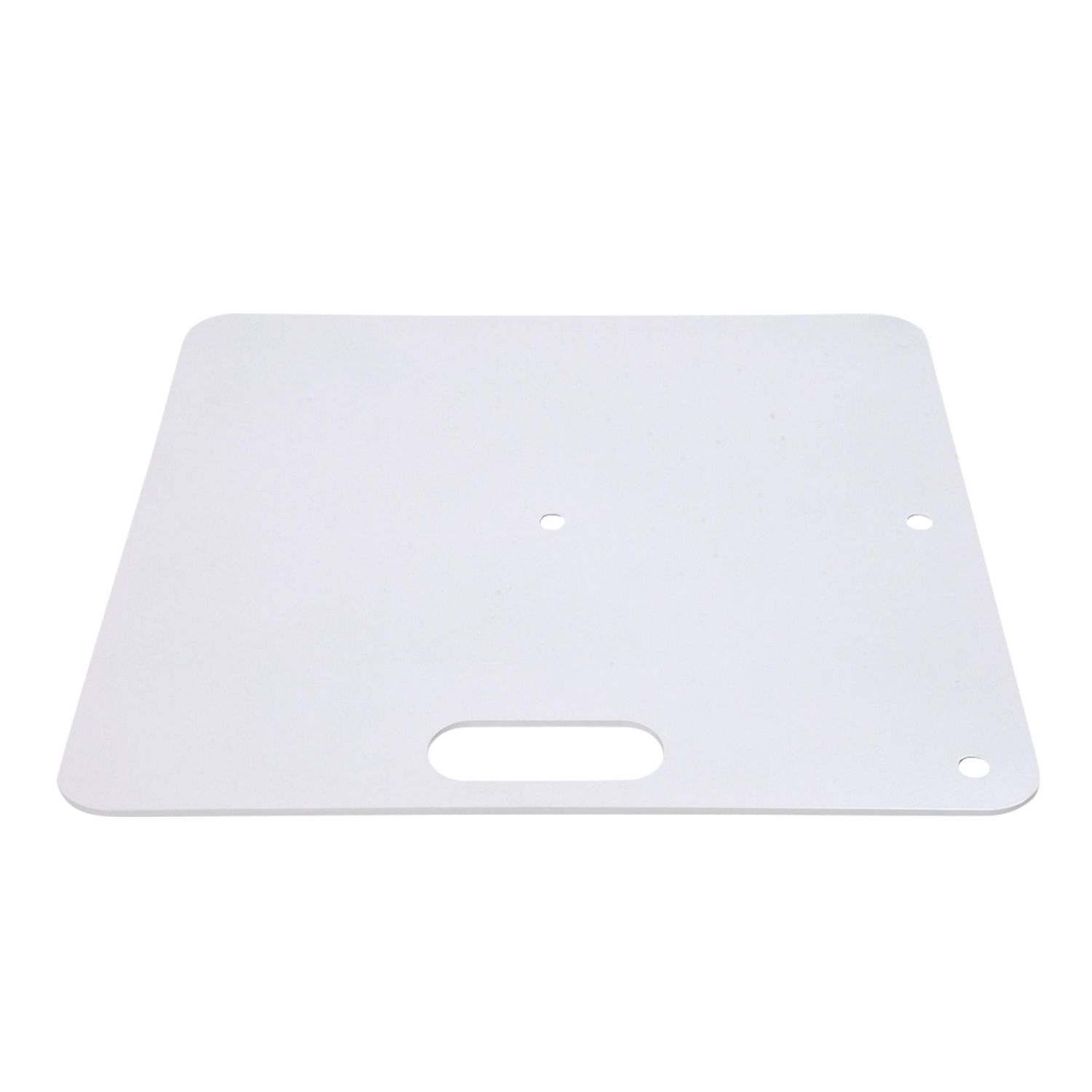 WENTEX Base Plate - Powder coated 600 x 600 mm (W x L) - 14 kg - white