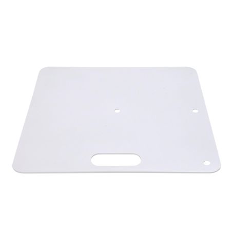 WENTEX Base Plate - Powder coated 600 x 600 mm (W x L) - 14 kg - white