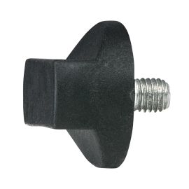 WENTEX Rotary Knob for Drape Support M10 x 12 mm - black