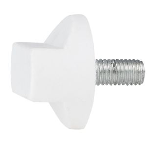WENTEX Rotary Knob for Upright M10 x 20 mm - white