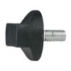 WENTEX Rotary Knob for Upright M10 x 20 mm - black