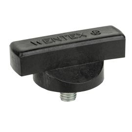 WENTEX Rotary Knob for Drape Support M10 x 12 mm - black