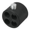 WENTEX 4-Point Connector Black