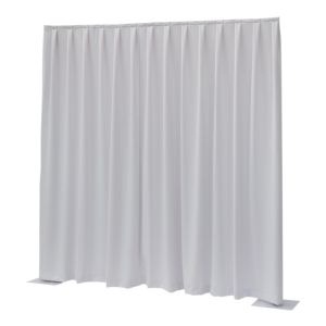 WENTEX P&D Curtain MGS 175 g/m² White - 330 x 250 cm (W x H) - pleated