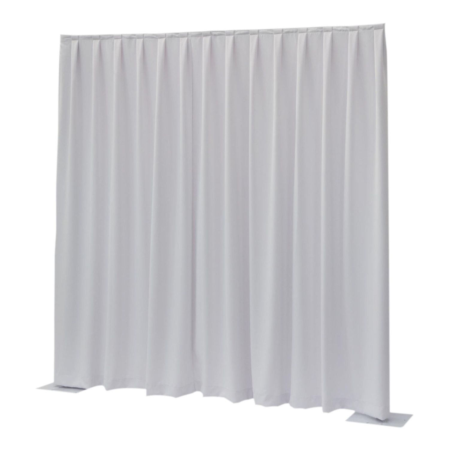WENTEX P&D Curtain MGS 175 g/m² White - 330 x 250 cm (W x H) - pleated