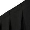 WENTEX P&D Curtain MGS 175 g/m² Black - 330 x 250 cm (W x H) - pleated