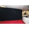 WENTEX P&D Curtain MGS 175 g/m² Black - 330 x 250 cm (W x H) - pleated