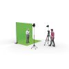 WENTEX P&D Chromakey Curtain Molton 300 g/m² Green screen - 590 x 300 cm (W x H)
