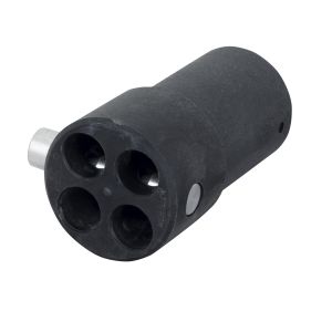 WENTEX 4-way Connector Replacement Ø50.8 mm Black