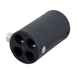 WENTEX 4-way Connector Replacement Ø45.7 mm Black