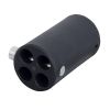 WENTEX 4-way Connector Replacement Ø45.7 mm Black