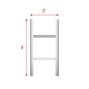 WENTEX SET Frame - H Module (USA) 4' x 2' (H x W) - extension piece