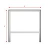WENTEX SET Frame - A Module (USA) 4' x 4' (H x W)